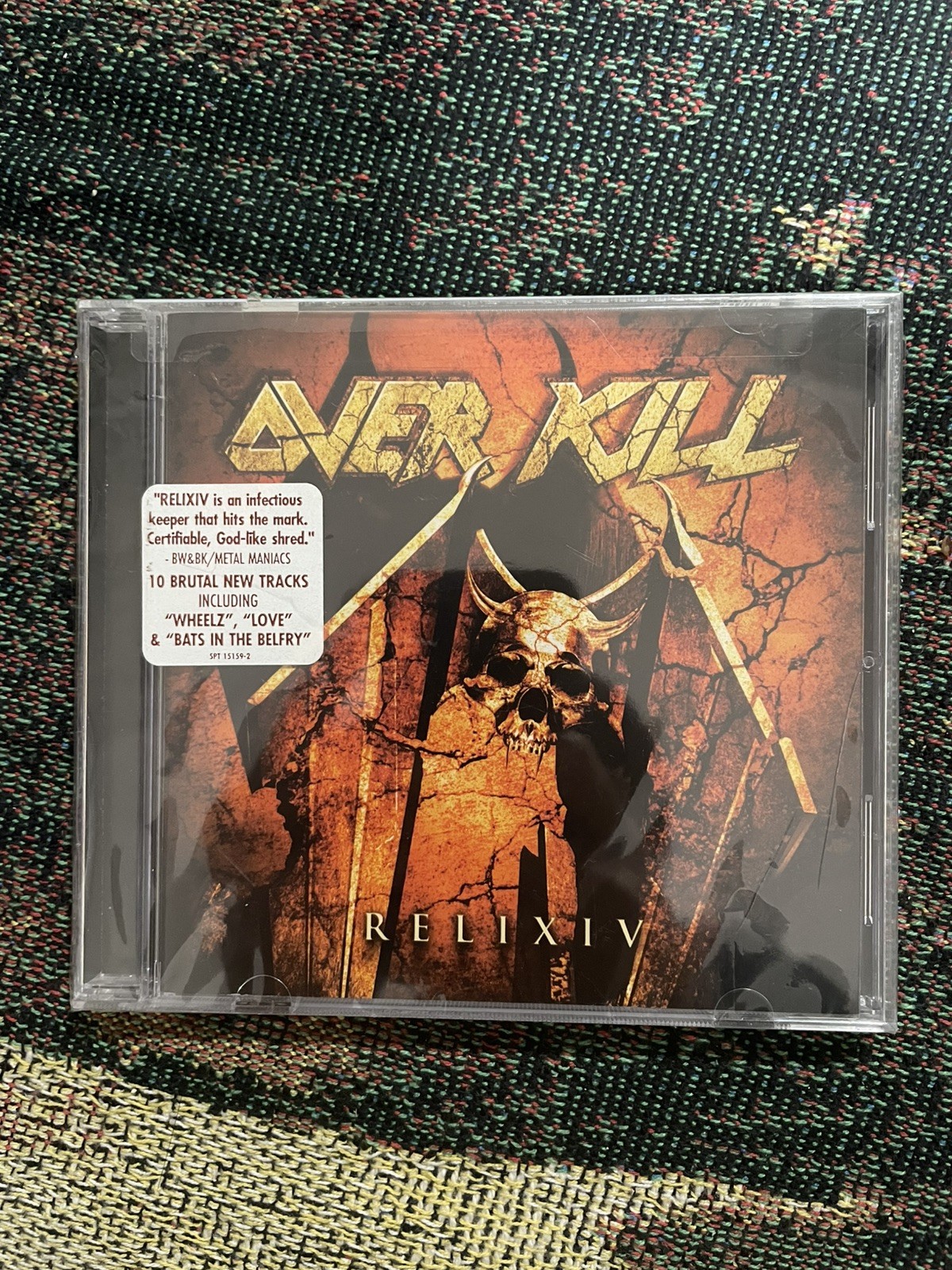 ReliXIV by Overkill (CD, Mar-2005, Spitfire Records (USA)) Sealed